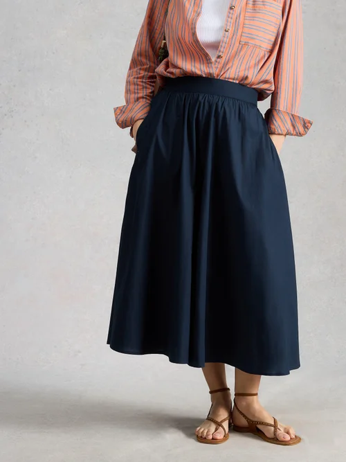 Jupe Midi Abigail - Dark Navy - 46/R Image 3