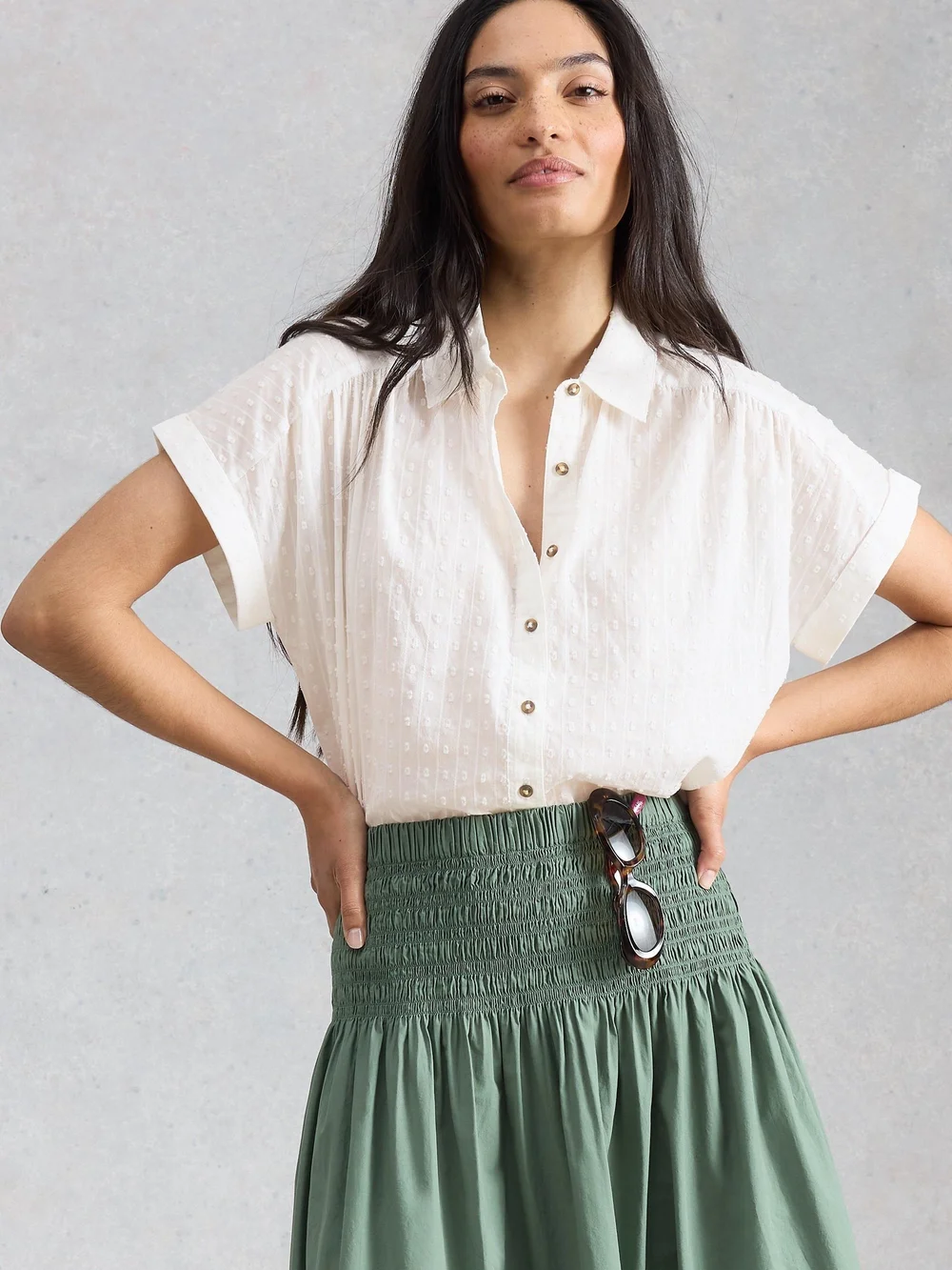 Chemise Orla boutonnée - Bril White - 52 Image 1