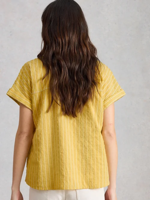 Chemise Orla boutonnée - Mid Yellow - 50 Image 4