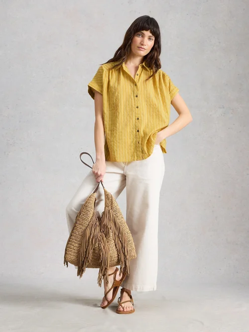 Chemise Orla boutonnée - Mid Yellow - 50 Image 1