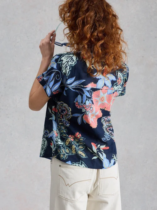 Chemise Orla boutonnée - Navy Multi - 50 Image 4