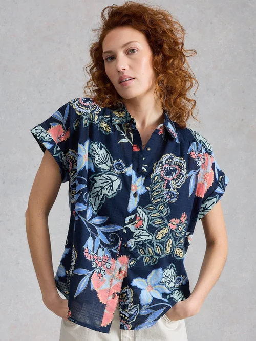 Chemise Orla boutonnée - Navy Multi - 50 Image 1