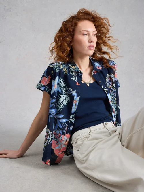 Chemise Orla boutonnée - Navy Multi - 50 Image 3