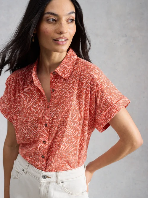 Chemise Orla boutonnée - Red Pr - 50 Image 1