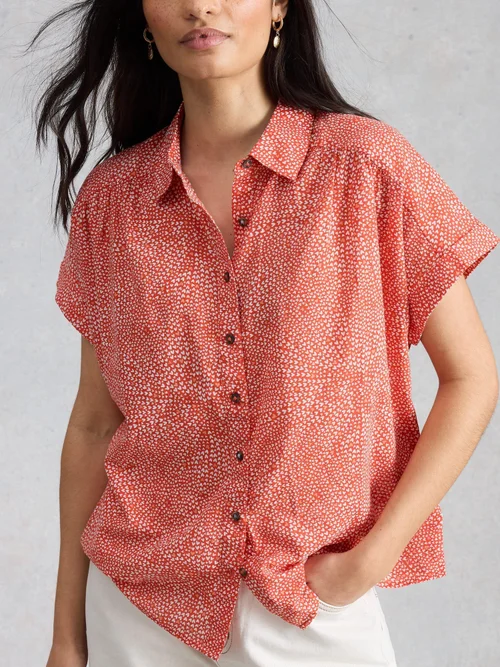 Chemise Orla boutonnée - Red Pr - 50 Image 3