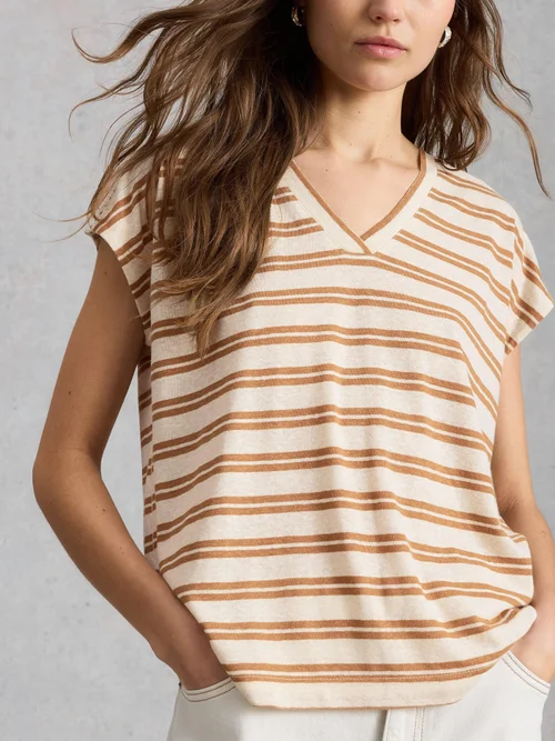 T-shirt Ella en dentelle - Brown Mlt - 52 Image 3