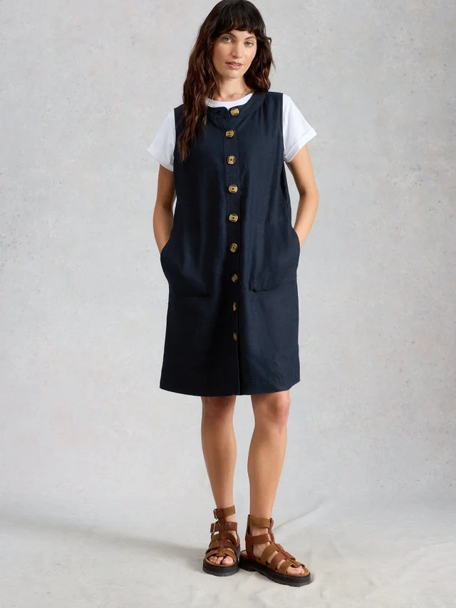 Robe droite Millie en lin