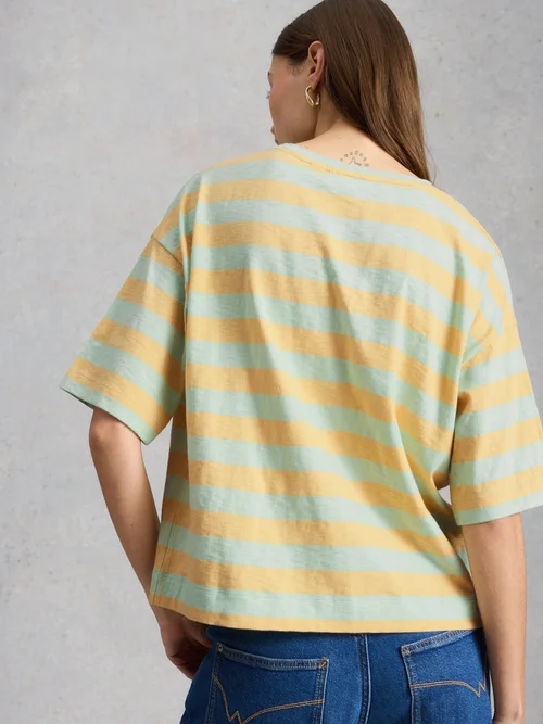 T-shirt rayé Katya - Yellow Mlt - 52 Image 4