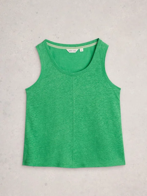 Gilet en lin Scarlette - Brt Green - 52 Image 4