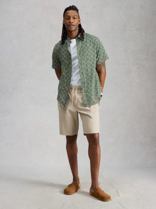 Chemise Finsbury SS Sun Print - Green Pr - XL/R Image 2