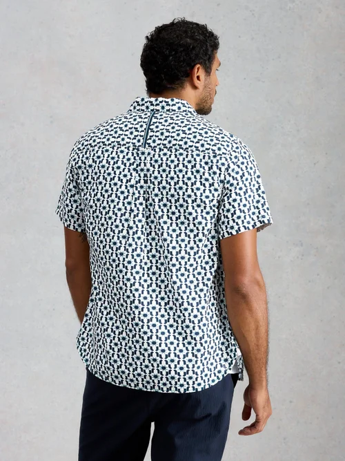 Chemise Finsbury SS Sun Print - White Pr - XXXL/R Image 4