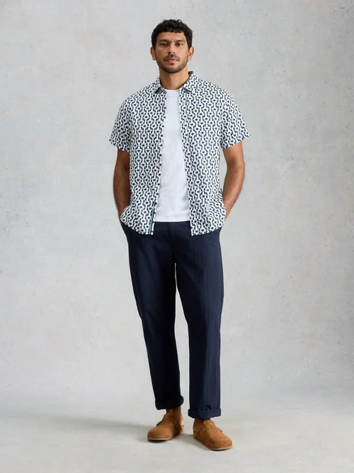 Chemise Finsbury SS Sun Print - White Pr - XXXL/R Image 2