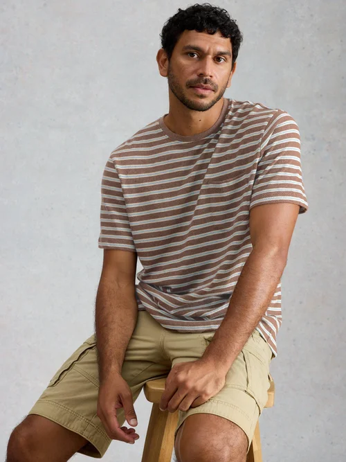 T-shirt rayé Horsham - Brown Mlt - XXL Image 3