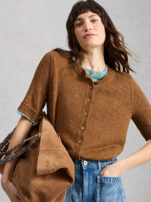 Cardigan Betsy - Lgt Brown - 52 Image 1