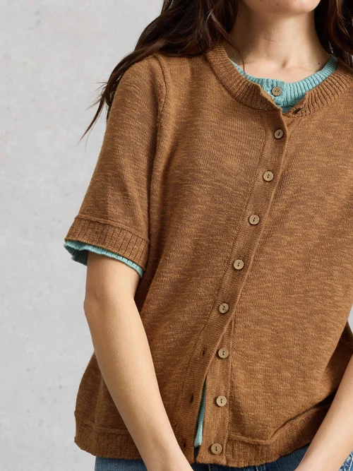 Cardigan Betsy - Lgt Brown - 52 Image 3