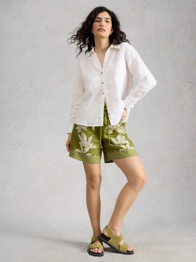 Chemise boyfriend Sadie en lin