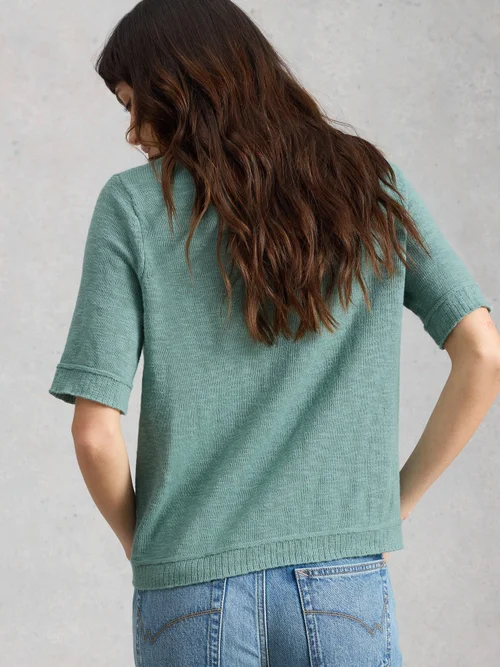 Cardigan Betsy - Mid Teal - 52 Image 4