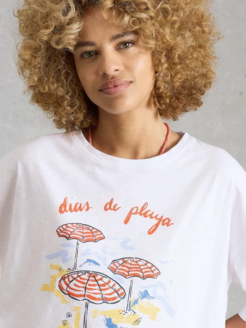 T-shirt graphique Katya - White Pr - 50 Image 3