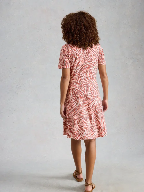 Robe-chemise en jersey Ria - Pink Pr - 48/R Image 4