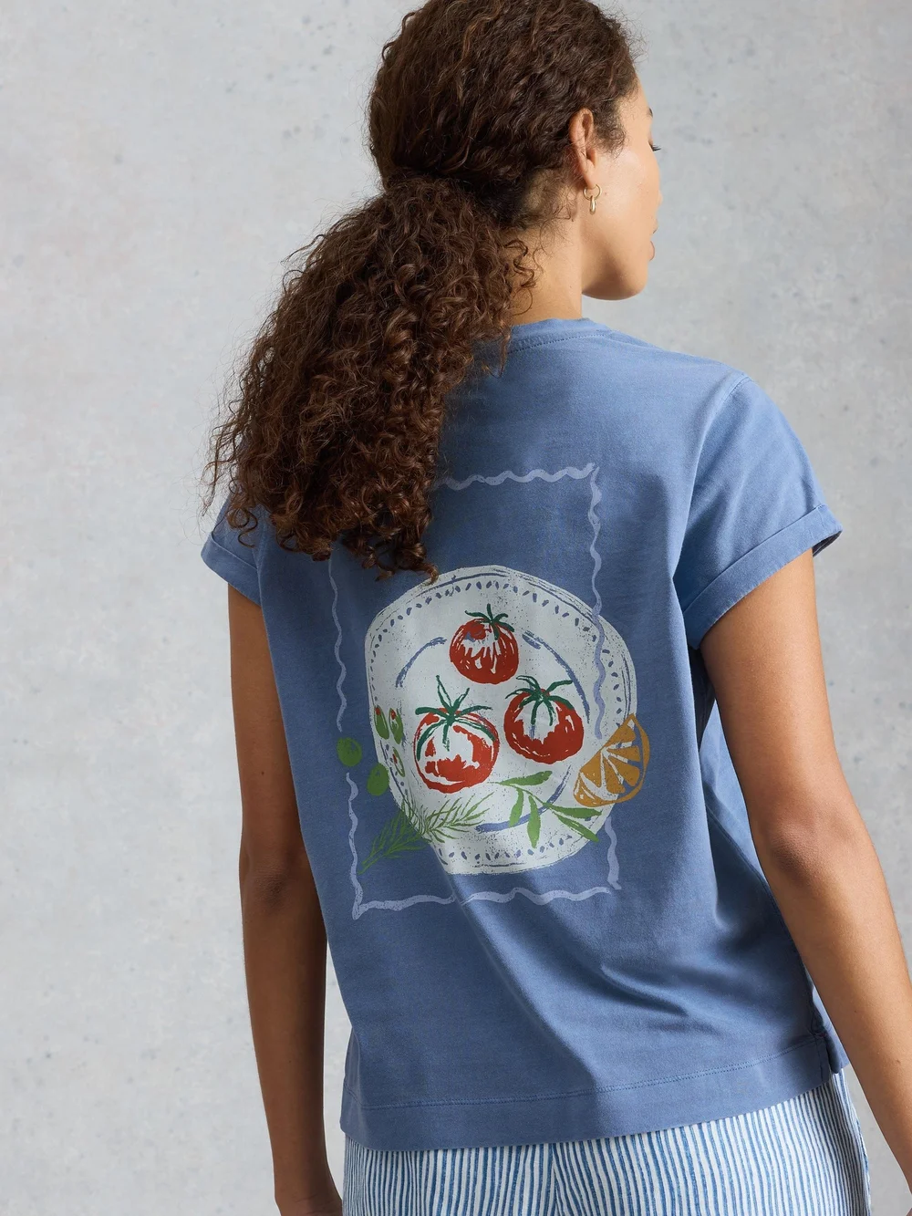 T-shirt graphique Gina - Blue Mlt - 52 Image 1