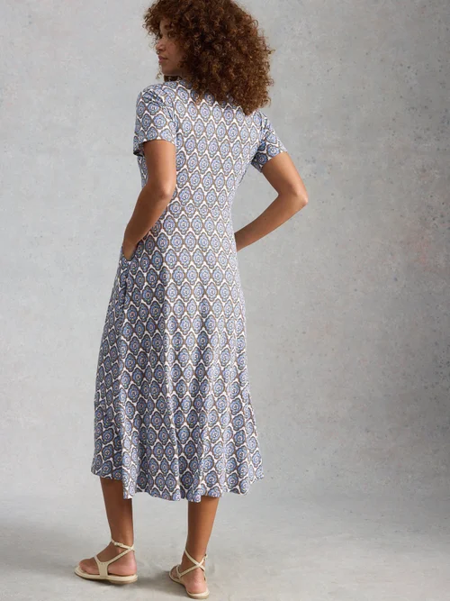 Robe-chemise Rua Jersey - Blue Mlt - 52/R Image 4