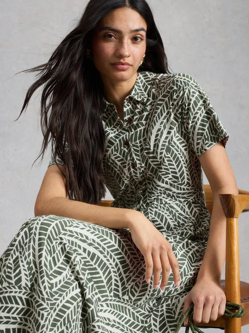 Robe-chemise Rua Jersey - Green Pr - 50/R Image 1