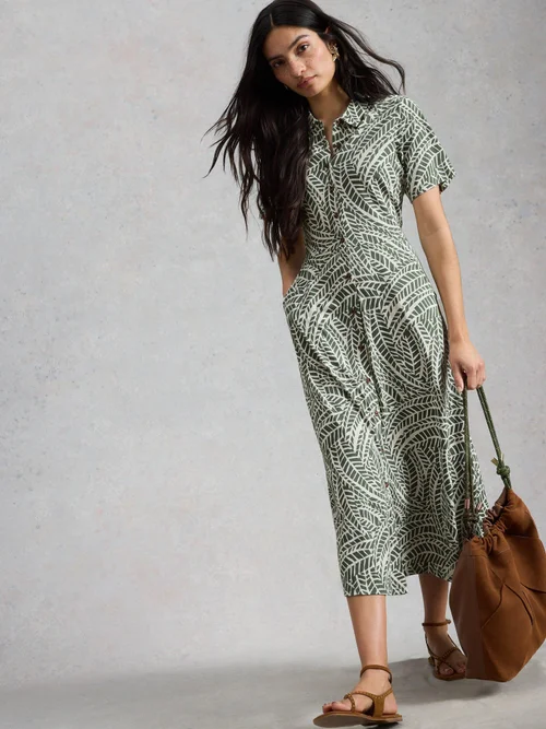 Robe-chemise Rua Jersey - Green Pr - 50/R Image 3