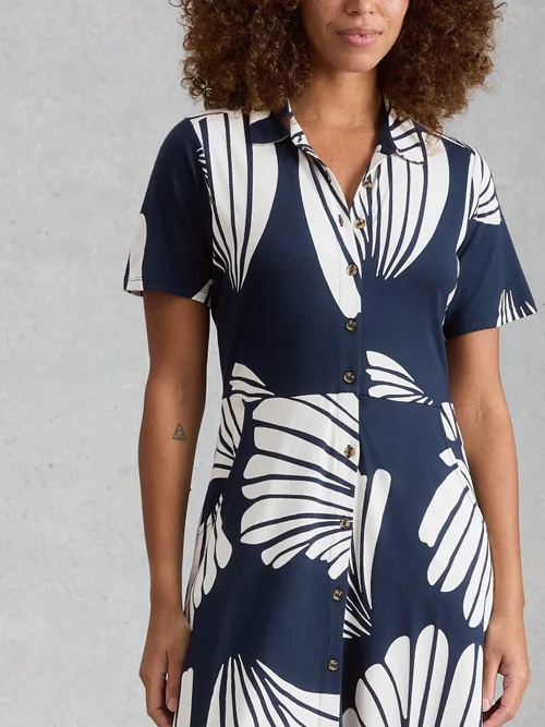 Robe-chemise Rua Jersey - Navy Pr - 52/R Image 3