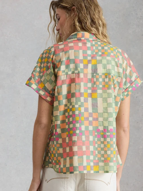 Chemise Orla boutonnée - Green Mlt - 52 Image 4
