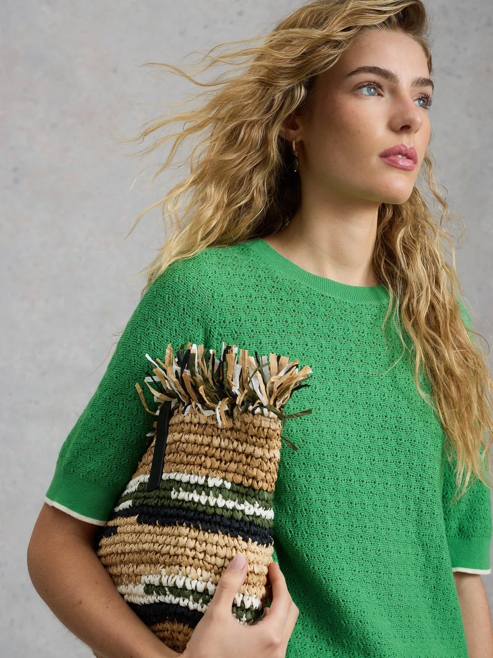 Tee-shirt Holly Pointelle - Brt Green - 52 Image 1