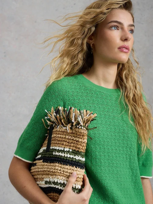 Tee-shirt Holly Pointelle - Brt Green - 52 Image 1