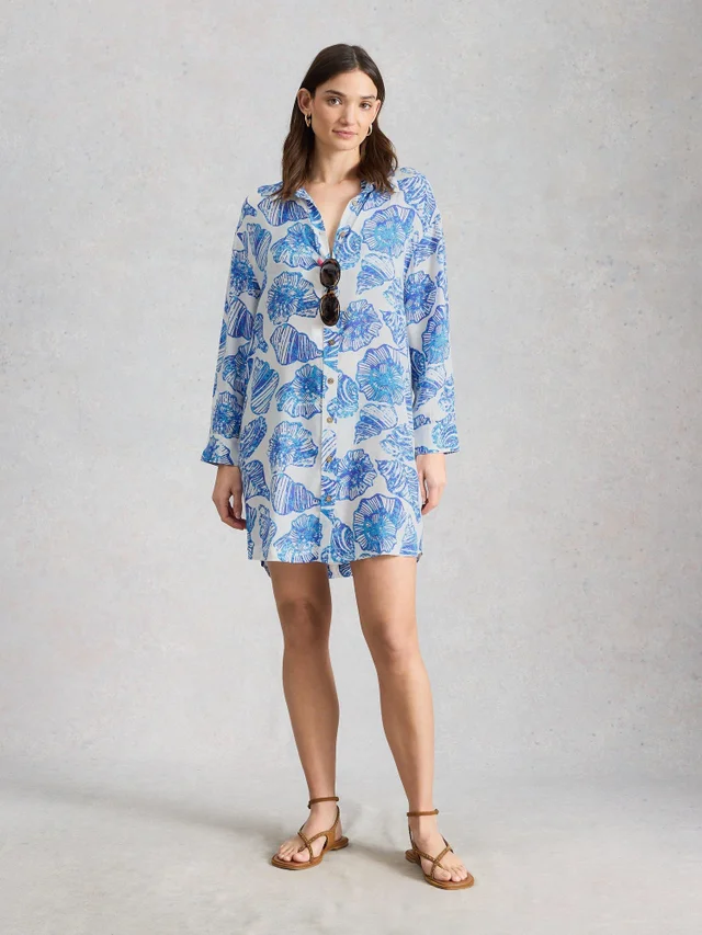 Robe chemise de plage Suzie