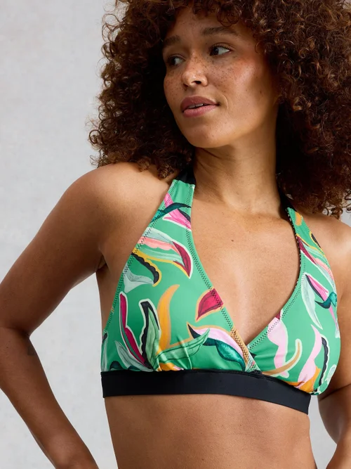 Haut de bikini réversible Sunshine - Green Pr - 46 Image 3