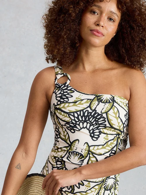 Maillot de bain une épaule Ivy - Ivory Pr - 46 Image 3