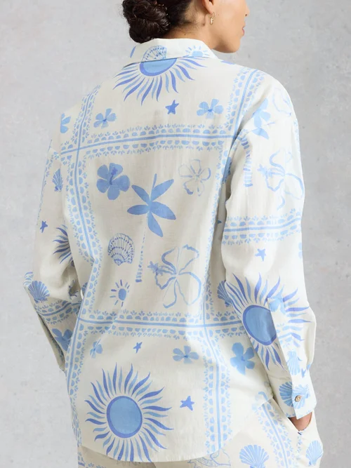 Chemise de plage Penny - Ivory Pr - XL Image 4