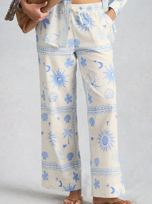 Pantalon Penny Beach - Ivory Pr - XL Image 1