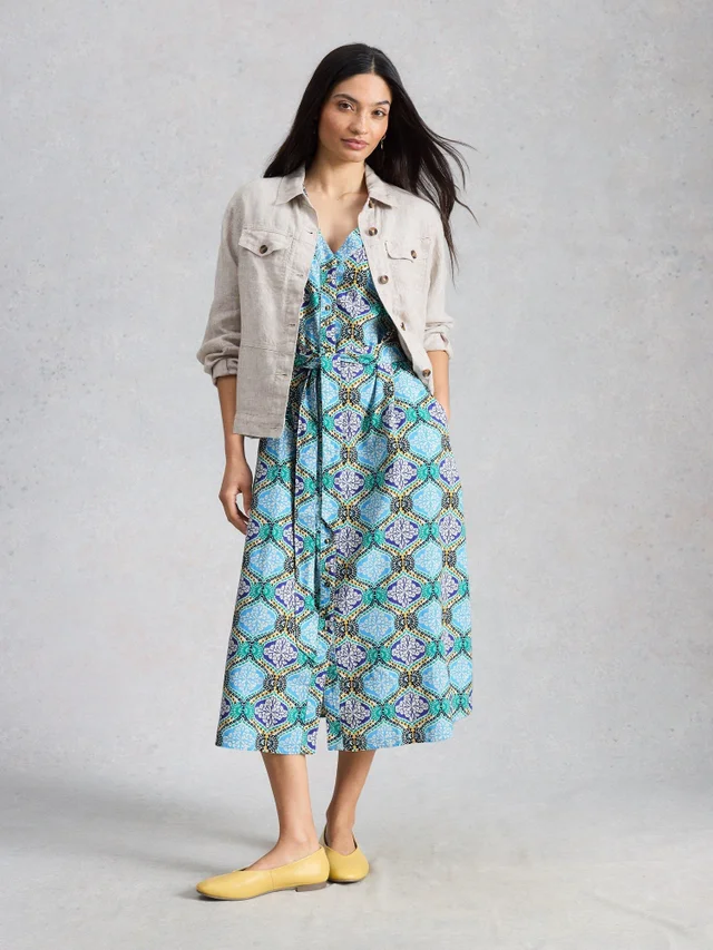 Robe Val en mélange de lin