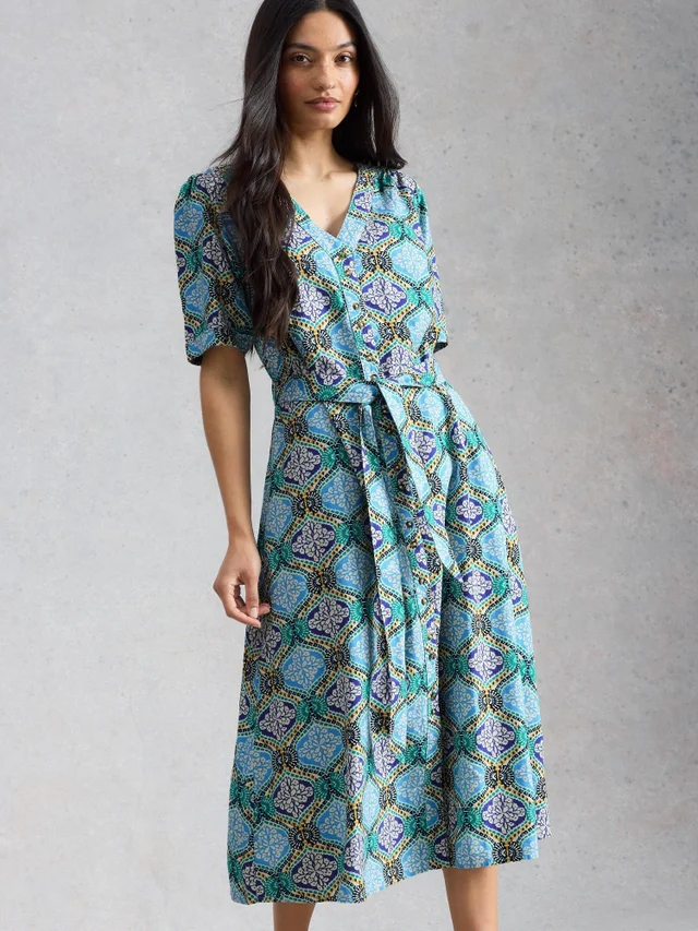 Robe Val en mélange de lin