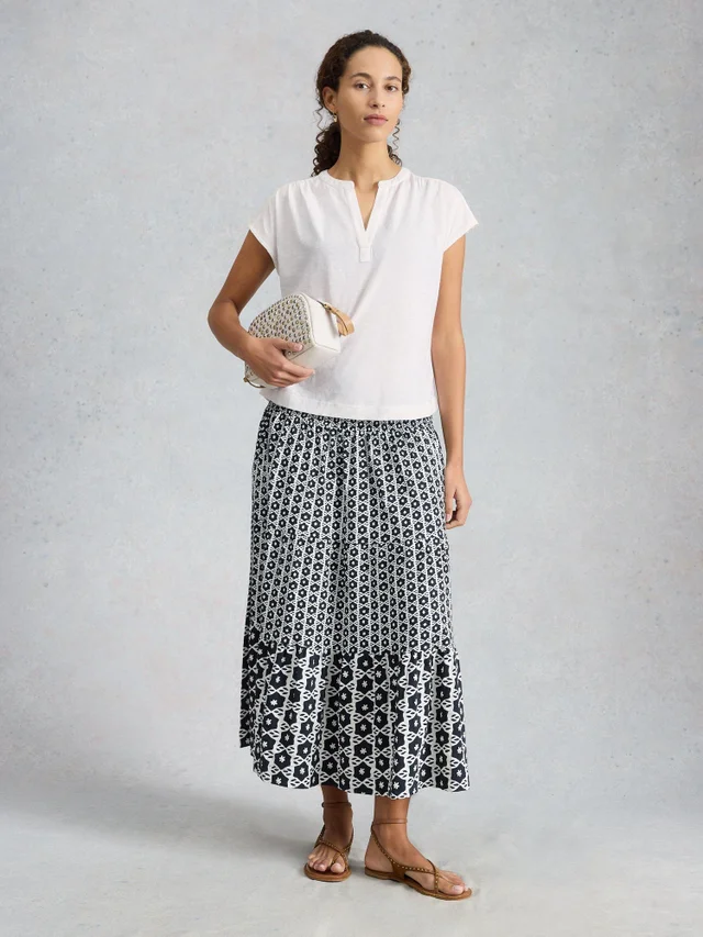Tee-shirt Nola Notch Broderie