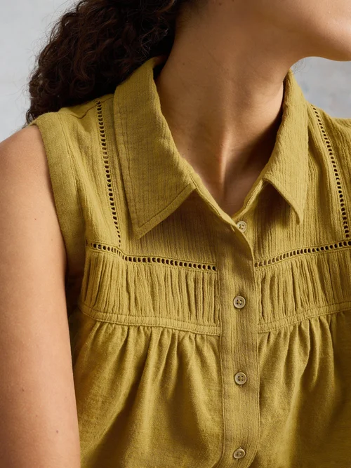 Chemise Didi en double tissu - Khaki Grn - 52 Image 3