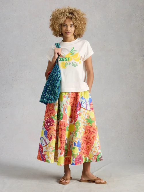 T-shirt graphique Gina - White Pr - 50 Image 2