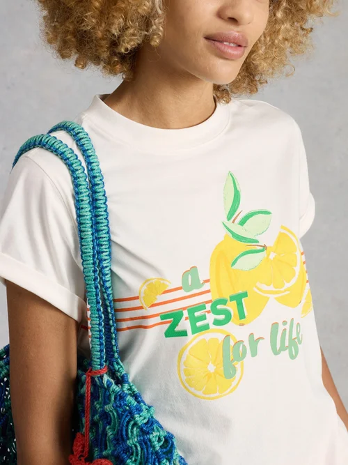 T-shirt graphique Gina - White Pr - 50 Image 3