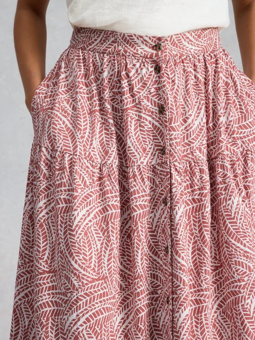 Jupe Maxi Dana en Jersey - Pink Pr - 52/R Image 3