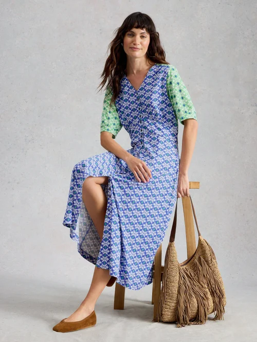 Robe en jersey May - Blue Mlt - 52/R Image 3