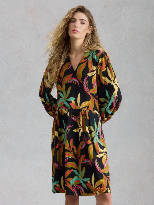 Robe en jersey Lola - Blk Mlt - 52/R Image 3
