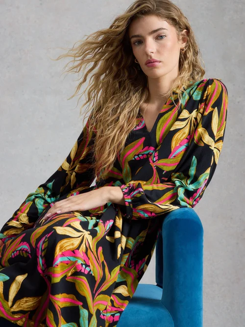 Robe en jersey Lola - Blk Mlt - 52/R Image 1