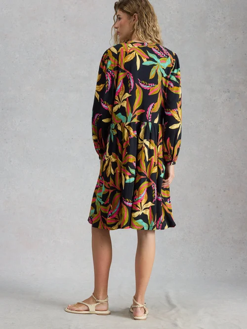 Robe en jersey Lola - Blk Mlt - 52/R Image 4