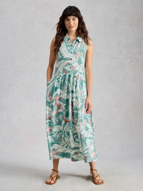 Robe-chemise sans manches Rylee - Blue Pr - 52/R Image 2
