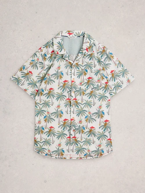 Chemise Hayle SS à motif singe - White Pr - XXL/R Image 4