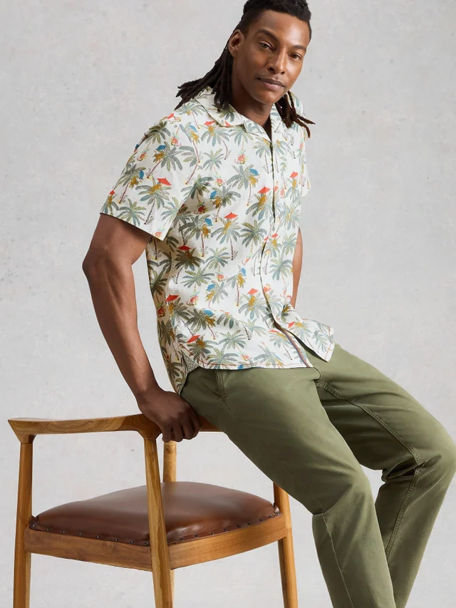 Chemise Hayle SS à motif singe